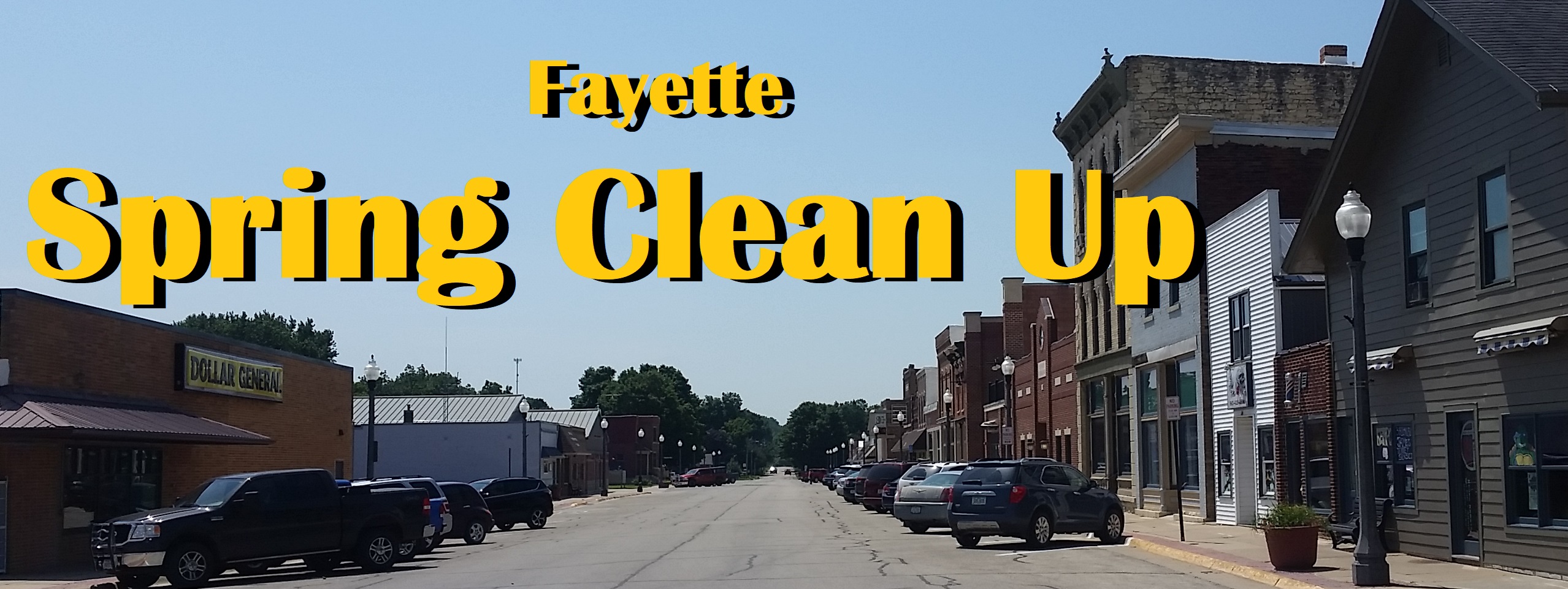 Fayette Spring CleanUp Day June 4, 2020